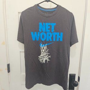 Nike Net Worth T-Shirt, Dark Grey, Dri-Fit